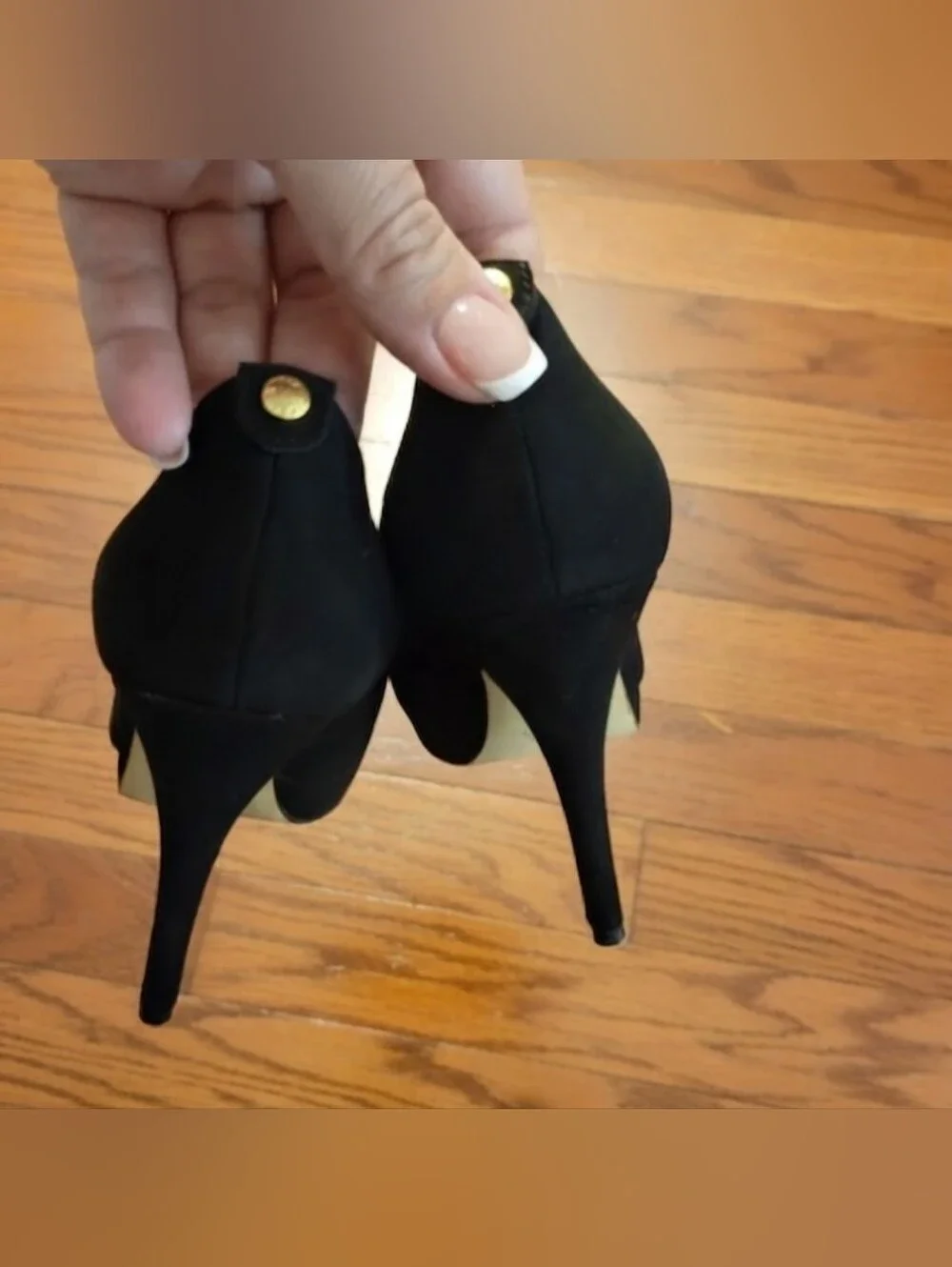 Genuine Michael Kors Women’s Black Suede Stiletto Pumps Size 7M